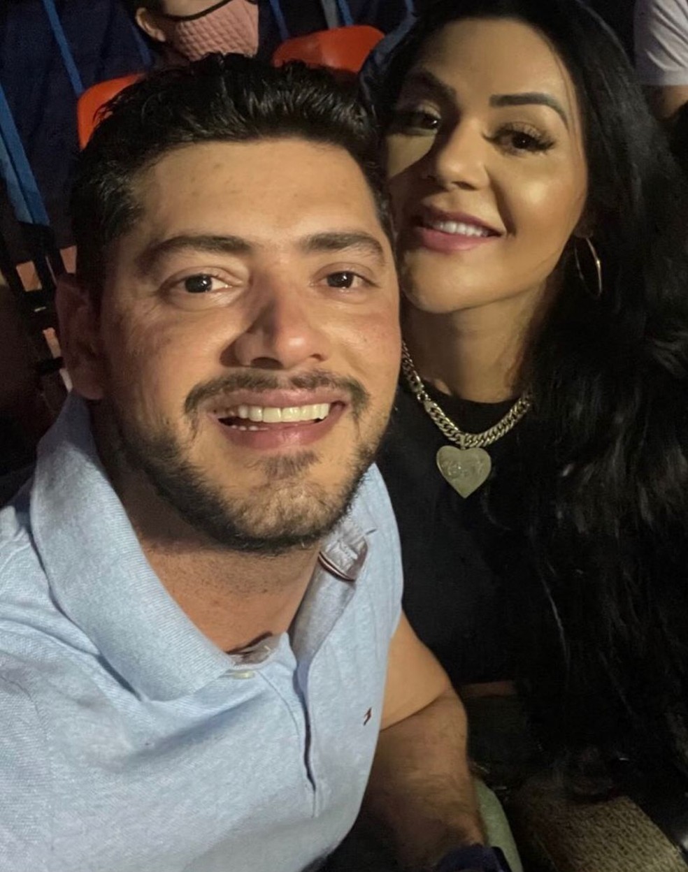 Rogerinho e Carla Bora estavam juntos desde o início do ano — Foto: Instagram/Reprodução