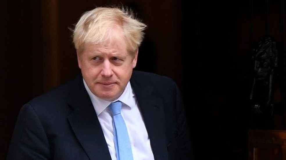 Primeiro-ministro britânico Boris Johnson  — Foto: PA Media