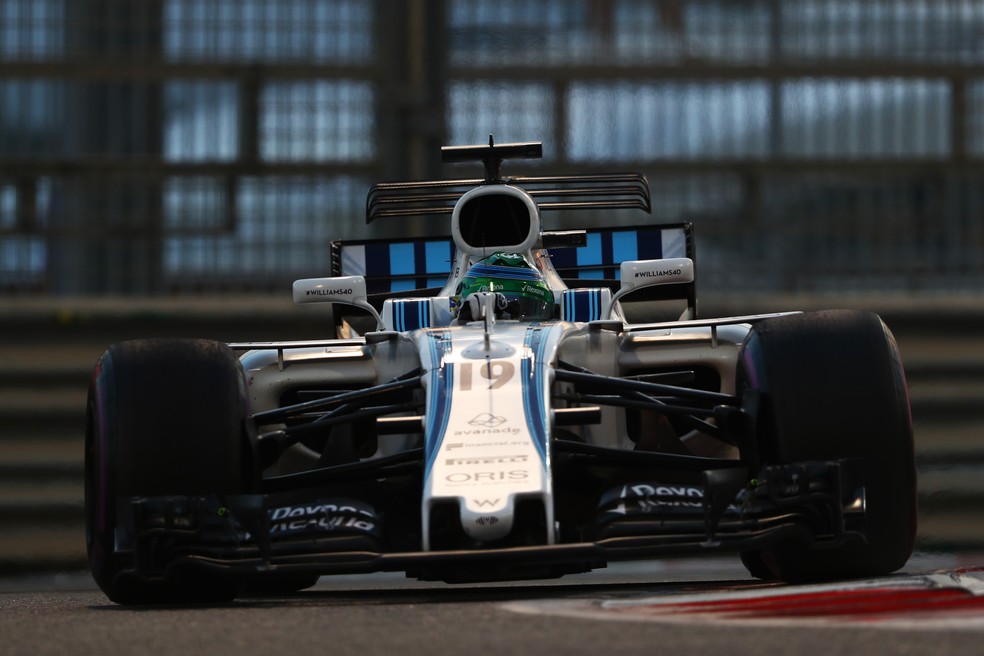Felipe Massa guiou o carro da Williams no fim da carreira — Foto: Getty Images