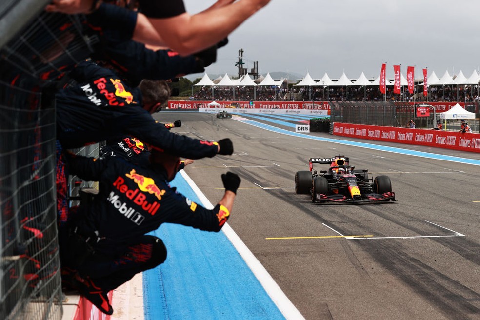 Max Verstappen, da RBR, vence GP da França  — Foto:  Mark Thompson/Getty Images