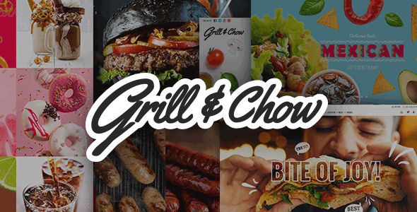 Download Grill and Chow – A Fast Food, Pizza, and Diner Theme Nulled 