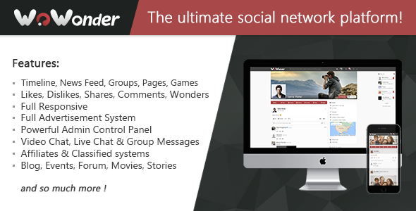 [Download] WoWonder – The Ultimate PHP Social Network Platform 