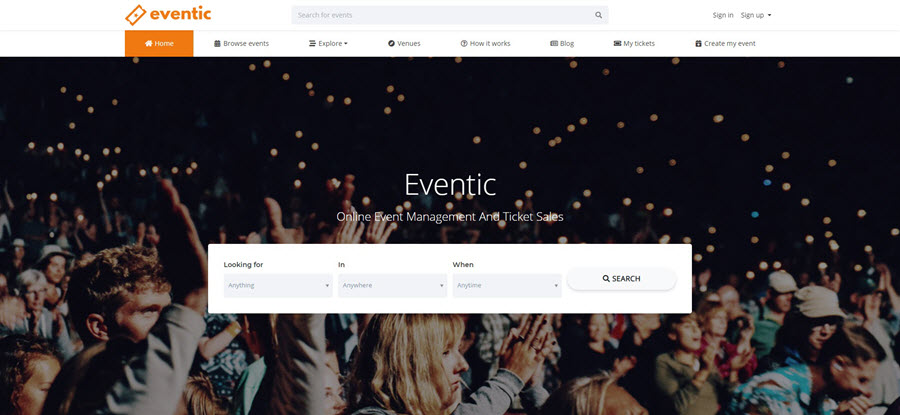 [Download] Eventic – Ticket Sales and Event Management System 