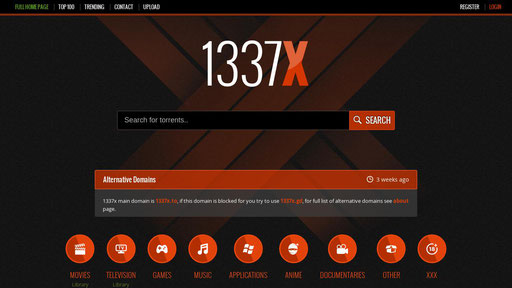 1337x.to screenshot : 1337x is a search engine to find your favorite torrents.