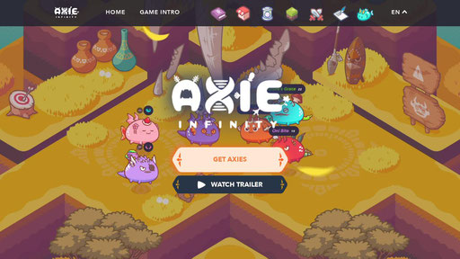 axieinfinity.com screenshot