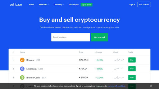 coinbase.com screenshot