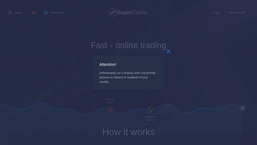 expertoption.com screenshot