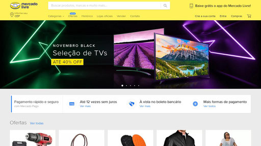 mercadolivre.com.br screenshot