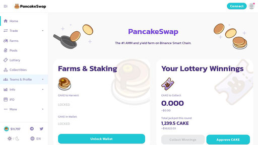 pancakeswap.finance screenshot