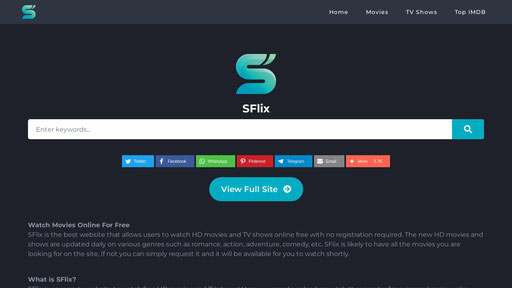 sflix.se screenshot