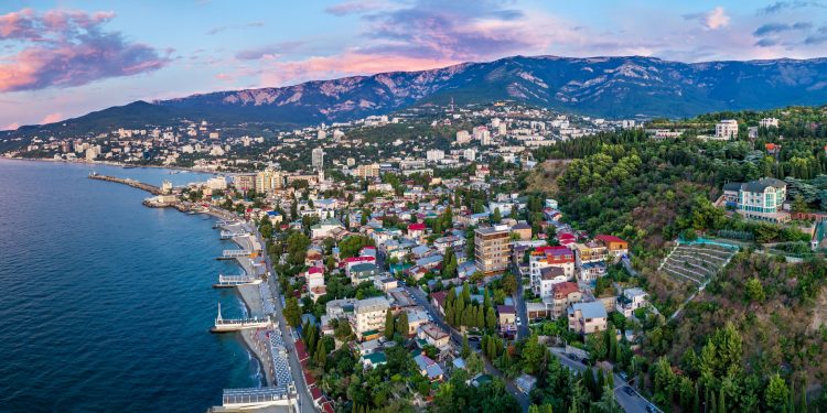 Yalta view from sky