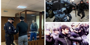 A native of Chechnya, Said-Mukhammad Dzhumaev who was detained for fighting with riot police officers at an unauthorized rally on January 23 in Moscow, pleaded guilty.