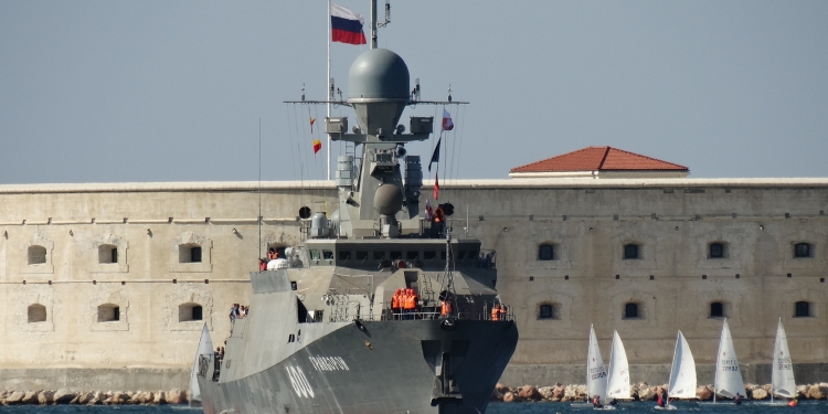 Small missile ship Graivoron in Sevastopol
