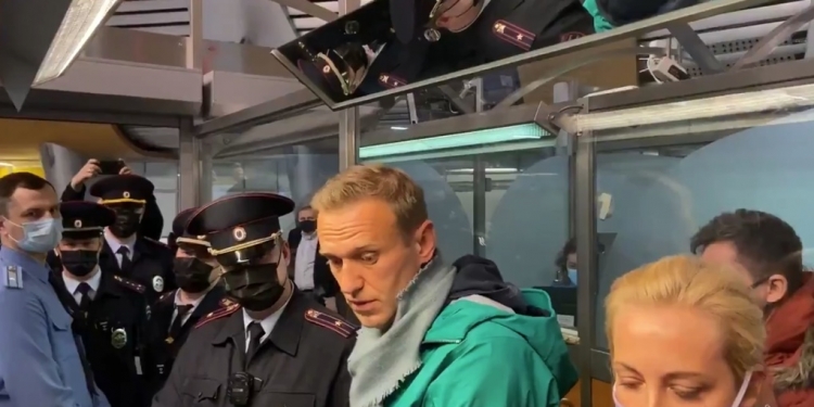 Detention of Alexey Navalny at the Sheremetyevo Airport