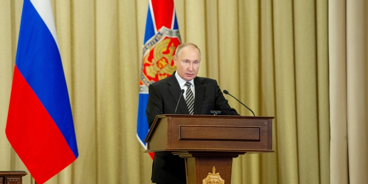 Russia's President Putin holds meeting of Federal Security Service Board