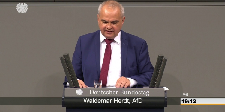 German Bundestag deputy Waldemar Gerdt from the Alternative for Germany party