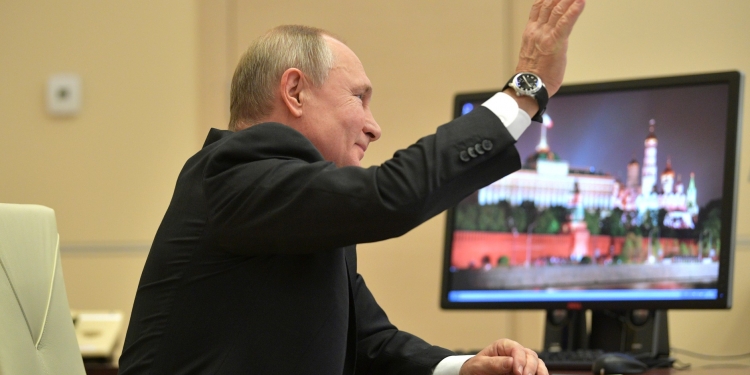 President Vladimir Putin said the world community needs to create a legal basis, universal agreements on the behavior of states in the information sphere and cyberspace.