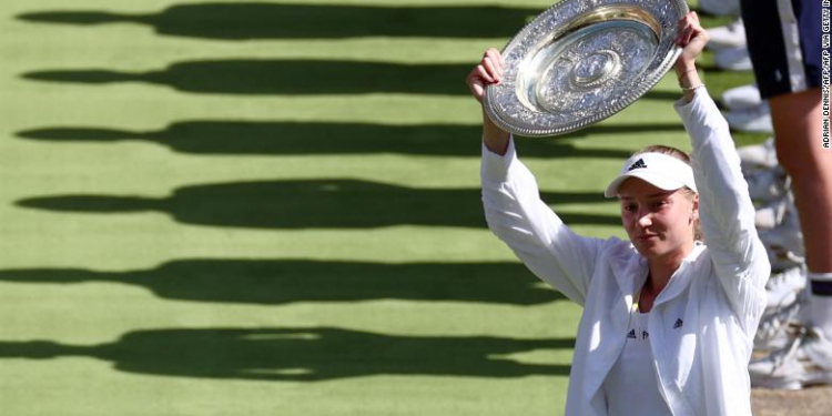 Elena Rybakina wins Wimbledon women’s singles title