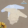 Set bodysuit giữ ấm ngực dài tay 2 món 100% cotton cho bé comfybaby size - ảnh sản phẩm 4