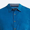 Áo sơ mi nam dài tay ninomaxx xanh đậm 100% cotton dáng regular fit mã - ảnh sản phẩm 4