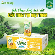 Thùng Sữa chua uống từ thực vật Veyo Yogurt  180ml x 30 Hộp - Vị Cam Yuzu