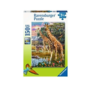 Xếp hình puzzle Giraffes in Africa 150 mảnh RAVENSBURGER 129430