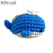 Thú bông len Bobicraft - Cá voi xanh Fannie - Đồ chơi an toàn Quà tặng bé