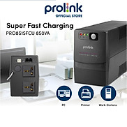 Bộ nguồn cấp điện liên tục UPS PROLiNK 850VACông suất 480W, tích hợp bộ AVR