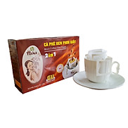 Cà phê đen Phin giấy Gu truyền thống Hiva s Coffee 10 gói hộp