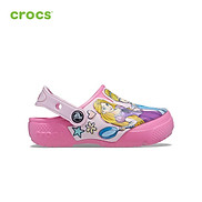 Giày lười trẻ em Crocs FW FunLab Clog K Disney Princess Pink Lemonde