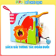 Đồ chơi Pipovietnam - Sách vải tương tác đoán đuôi song ngữ Anh Việt