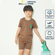 Bộ đồ ngắn tay mặc nhà cotton mịn cho bé trai U3028 - Unifriend Hàn Quốc