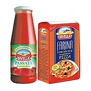 Combo Bột Trộn Sẵn Chuyên Làm Pizza Farina 1000gr và Sốt Cà Chua Xay Dạng