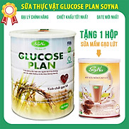 Sữa Thực Vật Glucose Plan Soyna 800g chính hãng tặng kèm 1 hộp Sữa Mầm Gạo