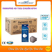 THÙNG XÁM - FAMAPRO 4D - Khẩu trang y tế kháng khuẩn cao cấp Famapro 4D