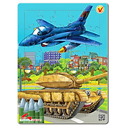 Xếp hình Tia Sáng Máy bay chiến đấu và xe tăng