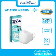 HỘP - FAMAPRO 4D KIDS - Khẩu trang trẻ em kháng khuẩn cao cấp Famapro 4D