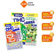 Combo Viên Uống DHC Perfect Vegetable Và Multi Vitamins Cung Cấp Dưỡng Chất