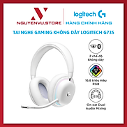 Tai nghe không dây Gaming Logitech G735 Bluetooth & Lightspeed, RGB