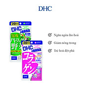 Combo Viên uống DHC Trẻ hoá da Rau Củ & Collagen