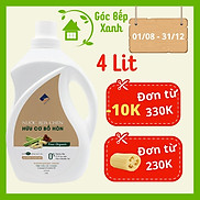 Nước rửa chén hữu cơ Bồ hòn Ecocare tinh dầu Sả Chanh 4000ml