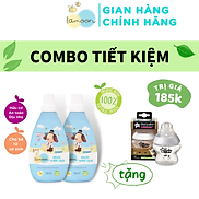 COMBO 2 Bình Nước giặt đồ sơ sinh Organic Lamoon 750ml TẶNG 1 Bình Sữa PP