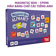 Bảng nam châm từ tính Thẻ học chữ cái tiếng Anh Magnetic Box Alphabet
