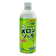3 Chai Nước Soda Dưa Lưới Sangaria Nhật Bản 500ml x 3