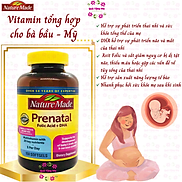 Vitamin cho bà bầu Prenatal Folic Acid+ DHA Nature Made giúp mẹ khỏe