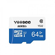 Thẻ Nhớ Camera Yoosee 64GB, Tốc Độ Đọc Class 10 - Hàng Chính Hãng