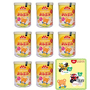 Combo 8 hộp sữa morinaga Hagukumi số 2 850g Tặng bộ nồi inox 3 đáy