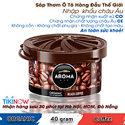 Sáp thơm ô tô Aroma Car Organic 40g - Black Coffee  Cà phê