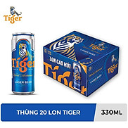 Thùng 20 lon bia Tiger 330ml