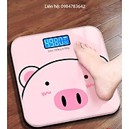 Cân Sức Khỏe Điện Tử Hình Chú Lợn Dễ Thương - Tải Trọng 180KG